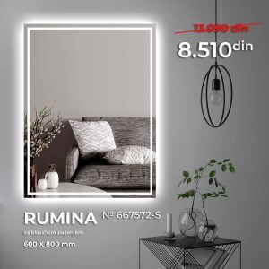 LED OGLEDALO 667572-S RUMINA SLIM